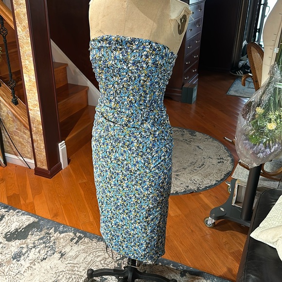 Anthropologie Dresses & Skirts - Anthro Floral Strapless Dress